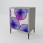 MAGIC NATURE 1-Door Sideboard in Grey Finish