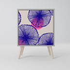 MAGIC NATURE 1-Door Sideboard in Grey Finish