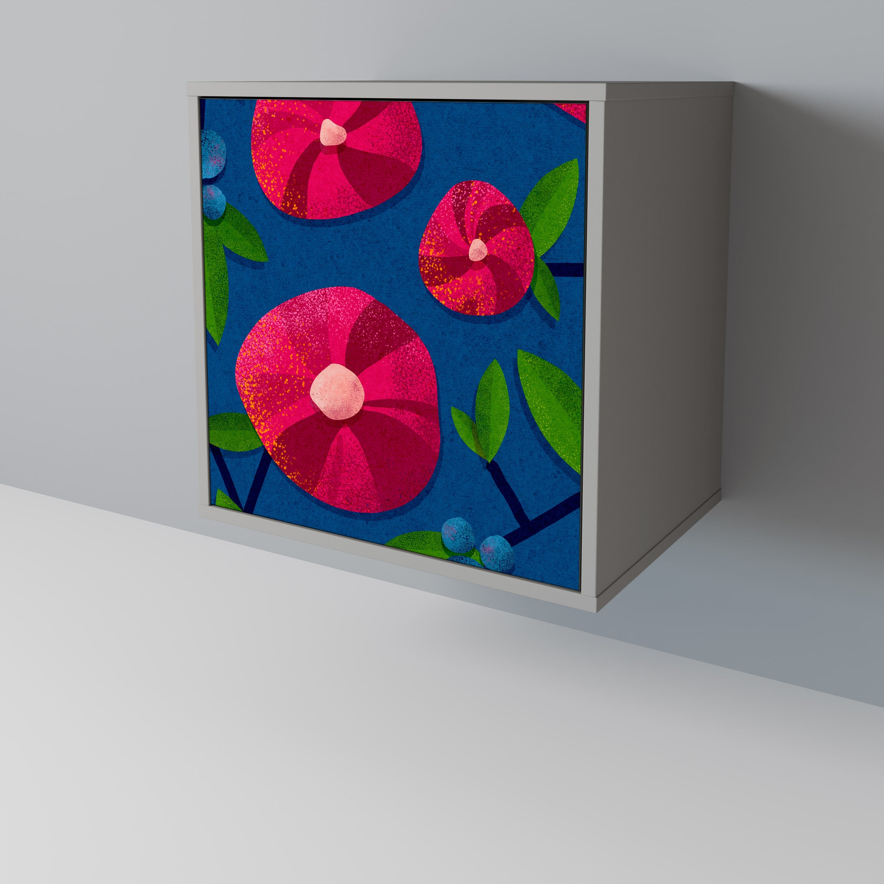 SPRING THOUGHTS Aparador de 1 Porta em Acabamento Cinzento