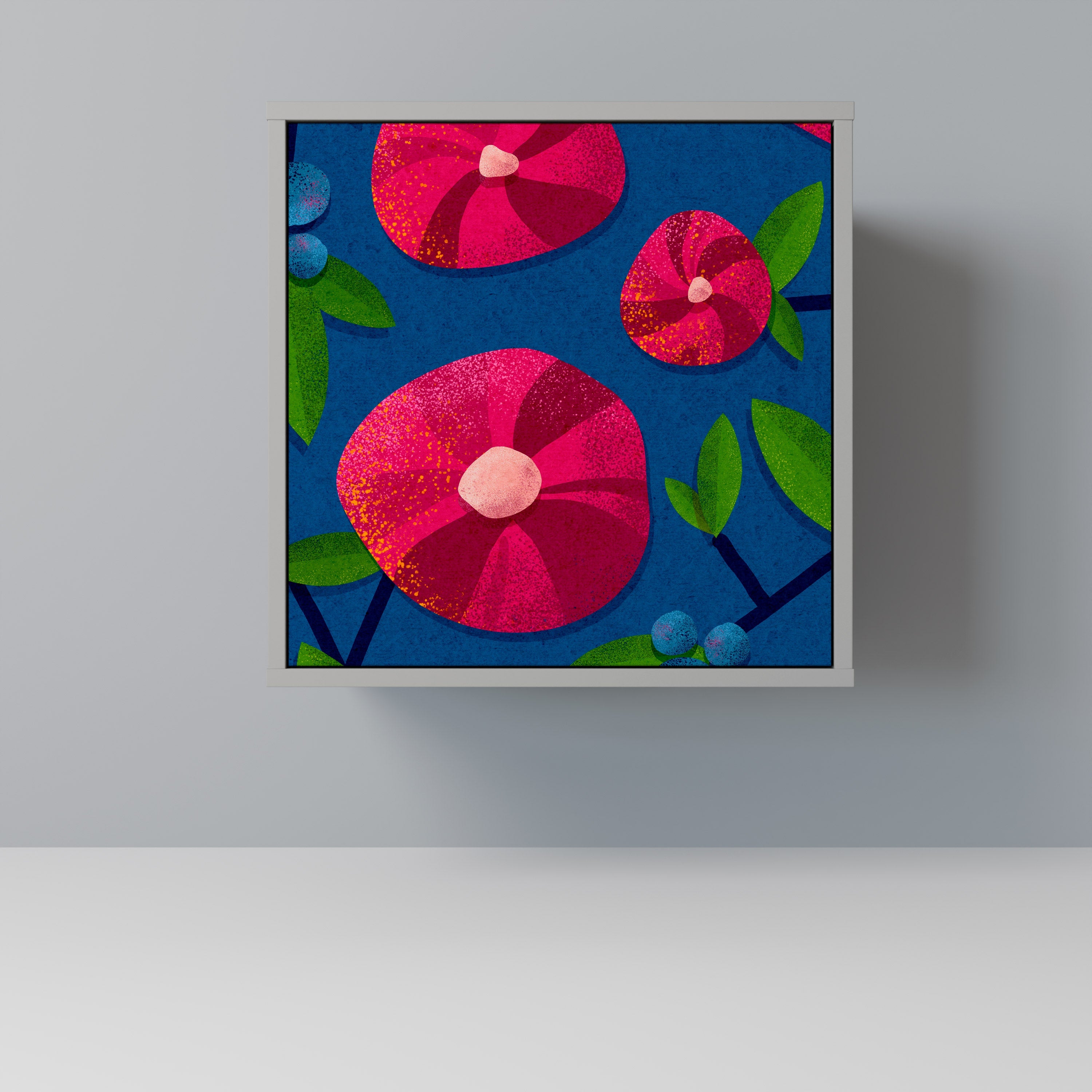 SPRING THOUGHTS Aparador de 1 Porta em Acabamento Cinzento