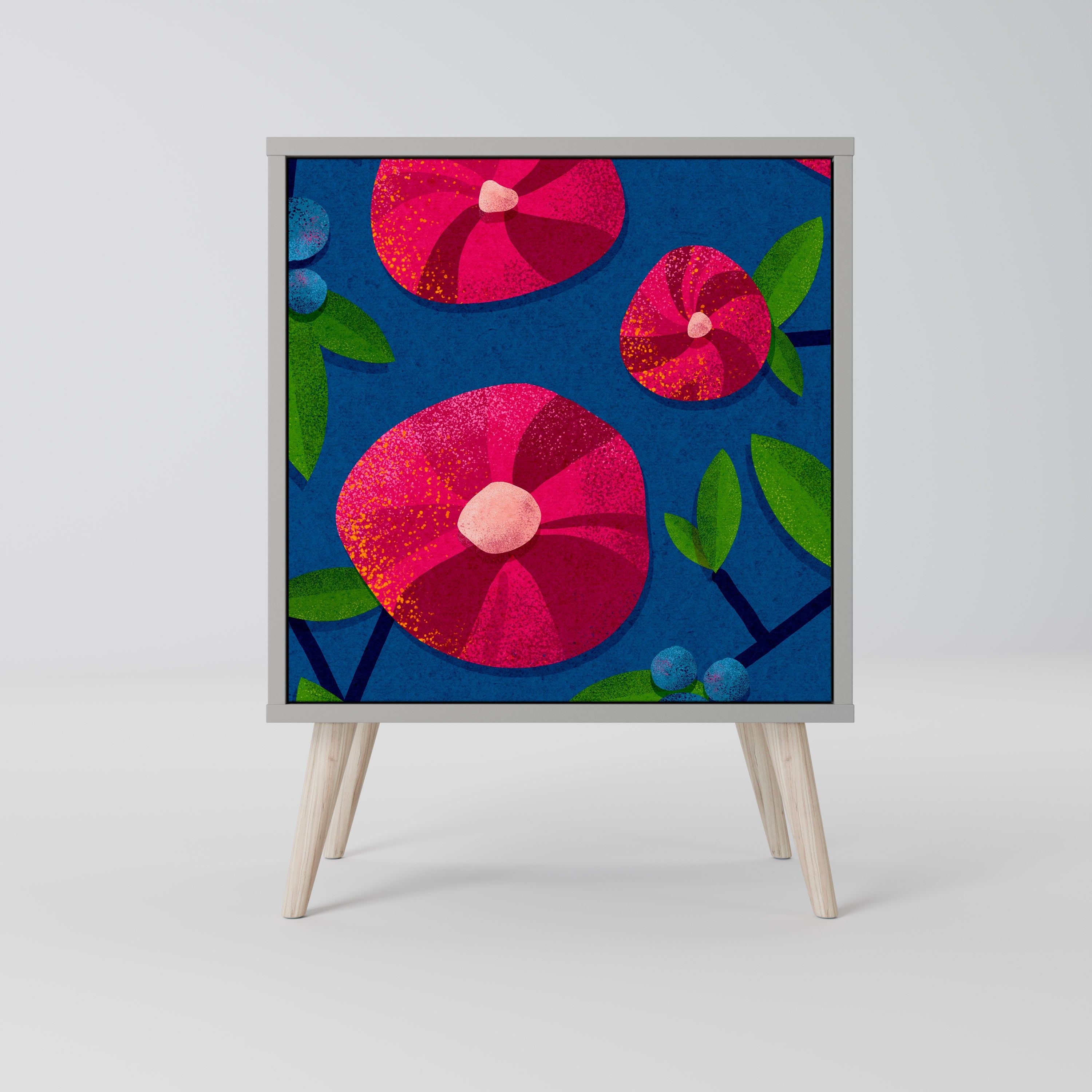 SPRING THOUGHTS Aparador de 1 Porta em Acabamento Cinzento