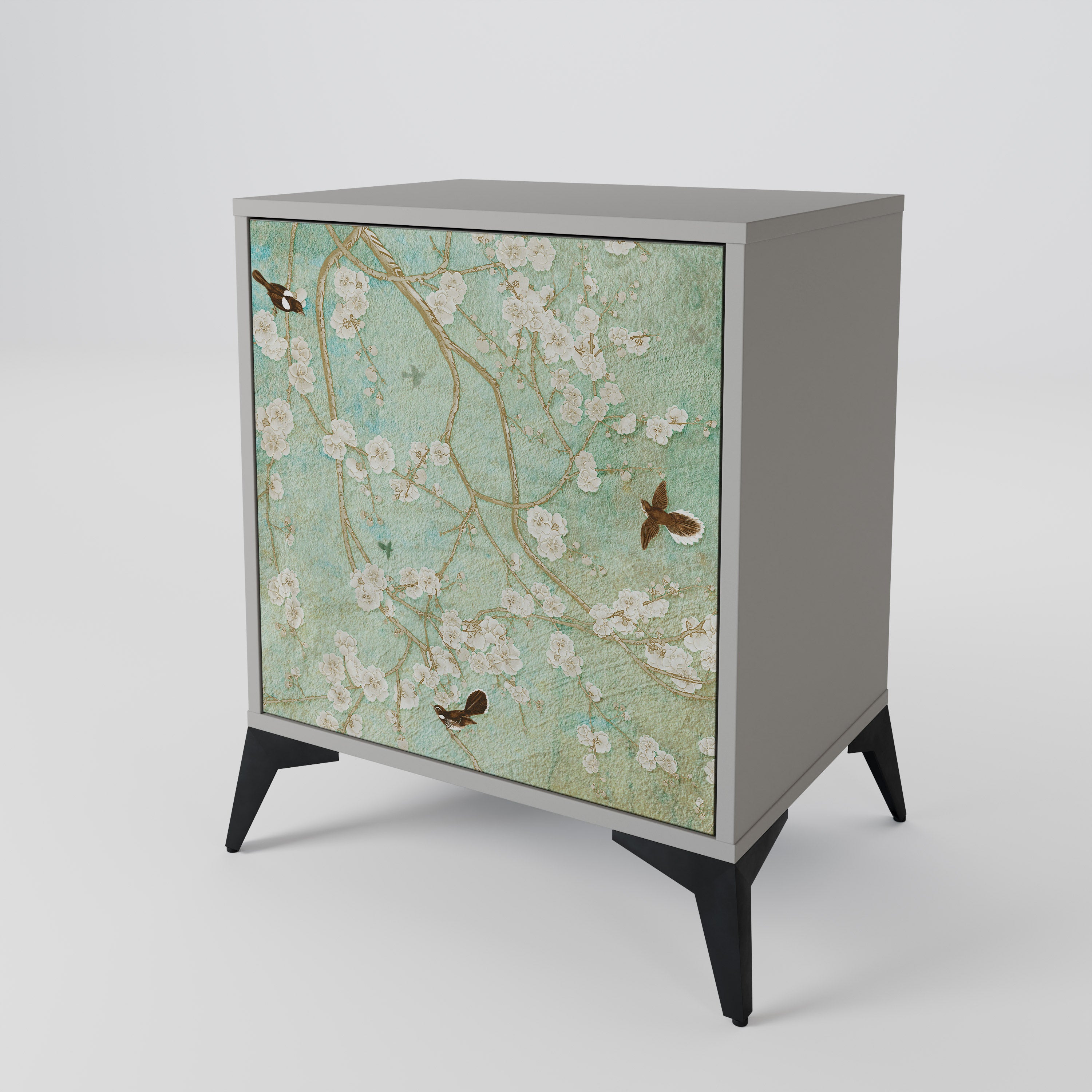 BLOOMING CHARM 1-Door Sideboard