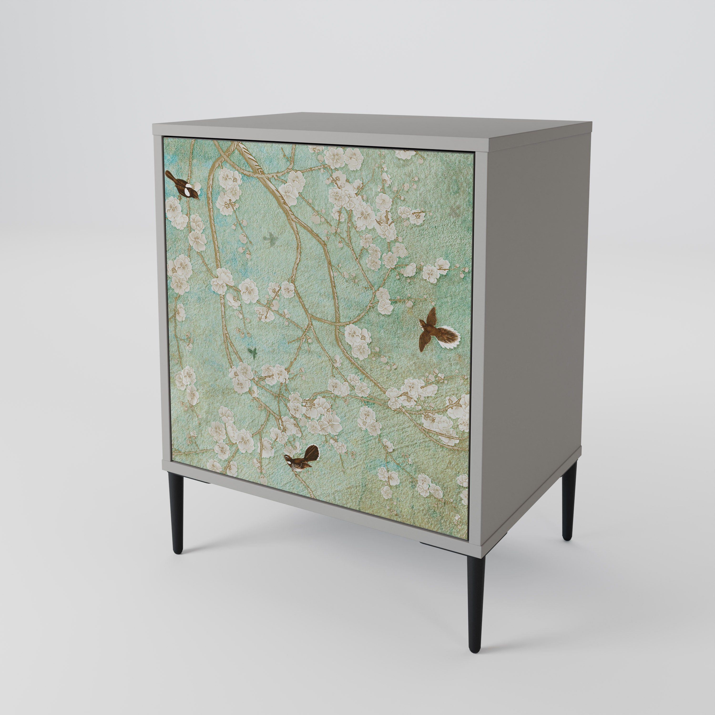 BLOOMING CHARM 1-Door Sideboard