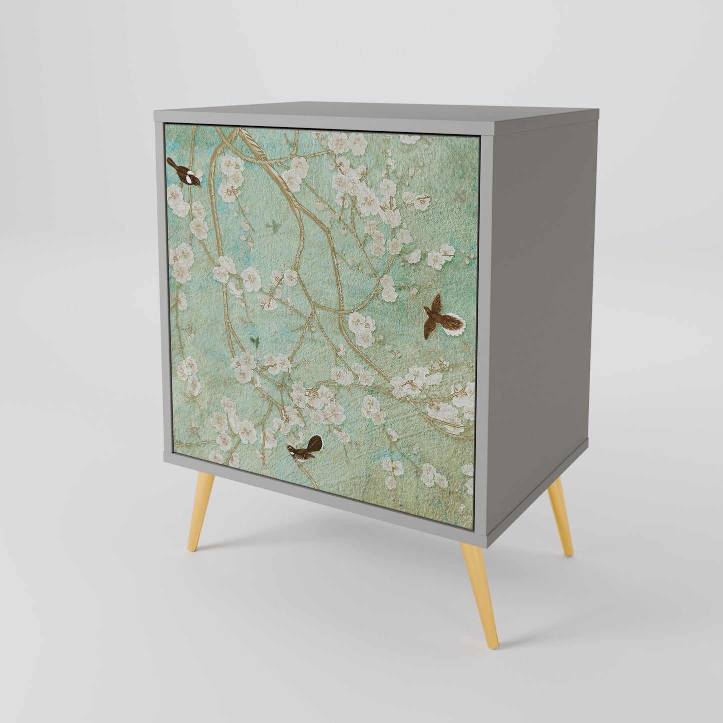 BLOOMING CHARM 1-Door Sideboard