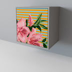 FRAGILE BEAUTY 1-Door Sideboard in Grey Finish