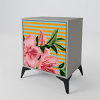 FRAGILE BEAUTY 1-Door Sideboard in Grey Finish