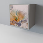 SOFTEN POPPY Aparador de 1 Porta em Acabamento Cinzento