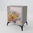 SOFTEN POPPY Aparador de 1 Porta em Acabamento Cinzento