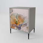 SOFTEN POPPY Aparador de 1 Porta em Acabamento Cinzento