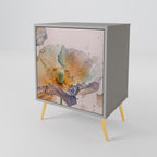 SOFTEN POPPY Aparador de 1 Porta em Acabamento Cinzento