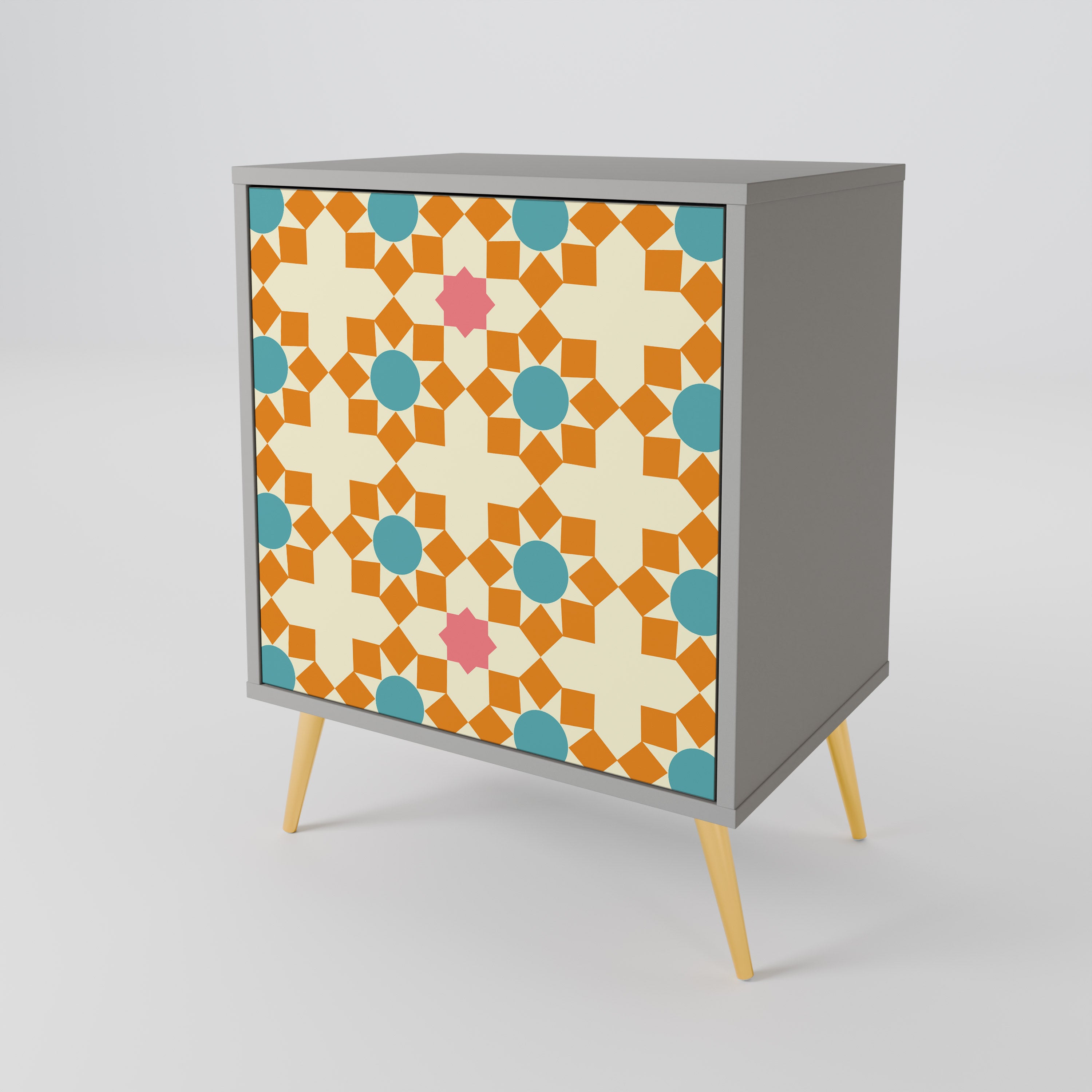 FLORAL DECOR 1-Door Sideboard
