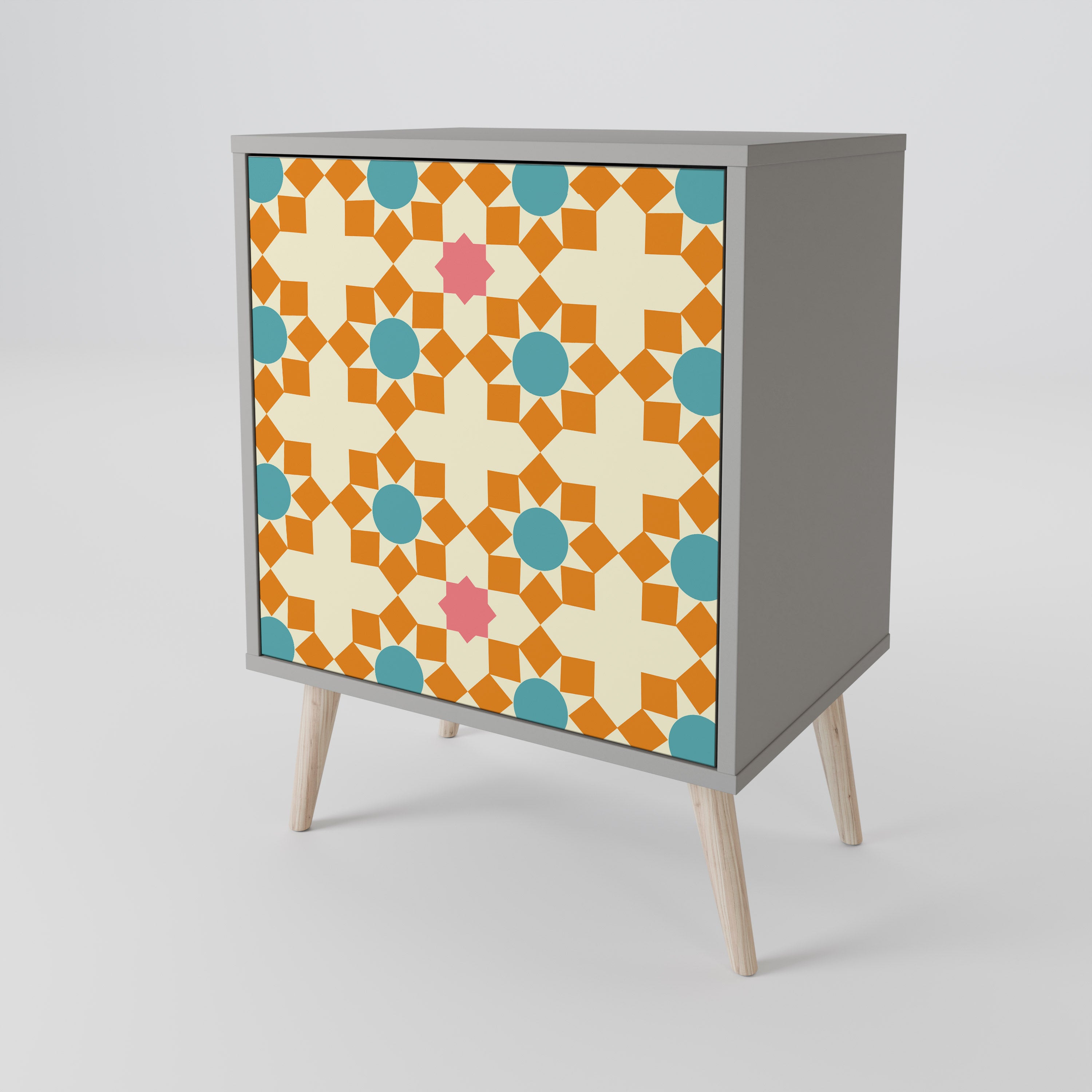 FLORAL DECOR 1-Door Sideboard