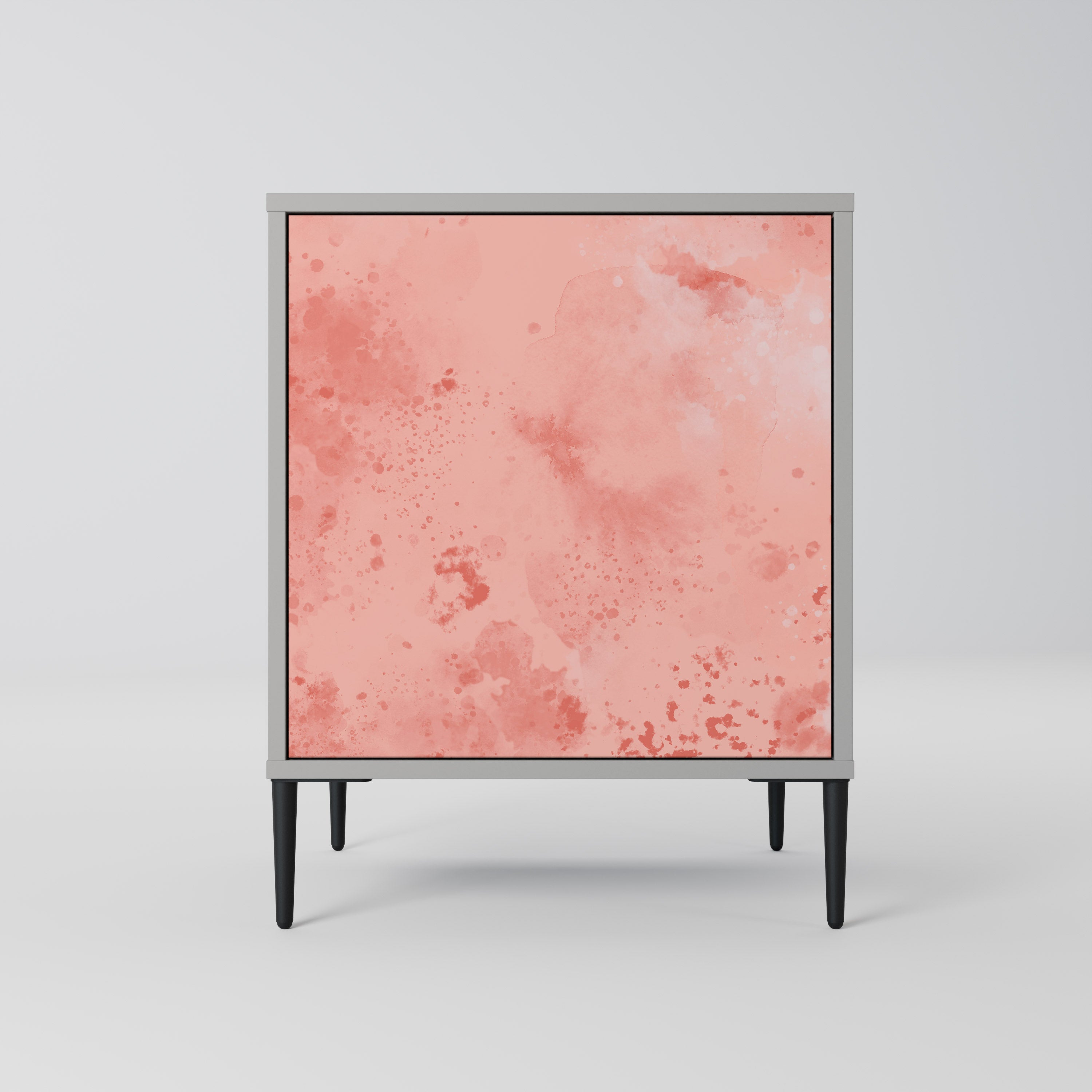 CRANE DANCE Aparador de 1 Porta em Acabamento Cinzento