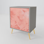 CRANE DANCE Aparador de 1 Porta em Acabamento Cinzento