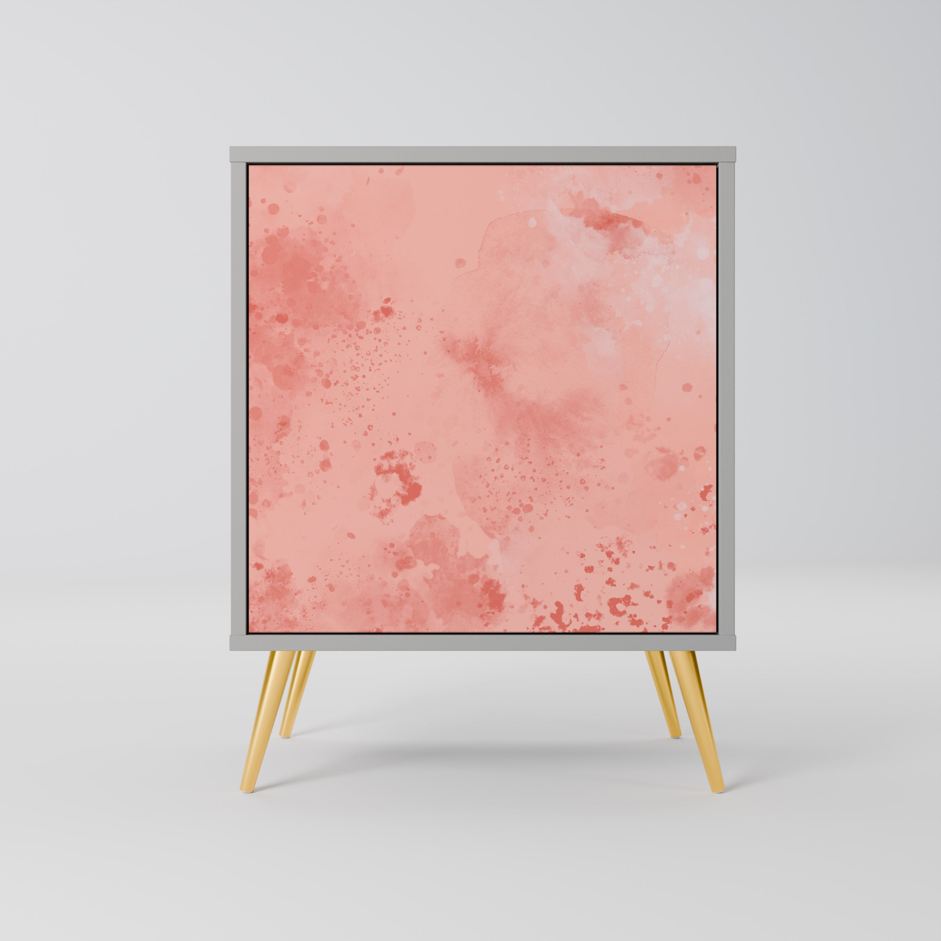 CRANE DANCE Aparador de 1 Porta em Acabamento Cinzento