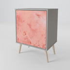 CRANE DANCE Aparador de 1 Porta em Acabamento Cinzento