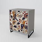 EMINENT HOOPOE Aparador de 1 Porta em Acabamento Cinzento