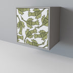 SEEDLING SONGBIRD Aparador de 1 Porta em Acabamento Cinzento