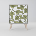 SEEDLING SONGBIRD Aparador de 1 Porta em Acabamento Cinzento