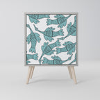 WATERSPOUT SONGIBIRD Aparador de 1 Porta em Acabamento Cinzento