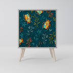 AUTUMN INSECTS Aparador de 1 Porta em Acabamento Cinzento