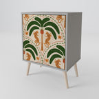 DANCING PREDATORS Aparador de 1 Porta em Acabamento Cinzento