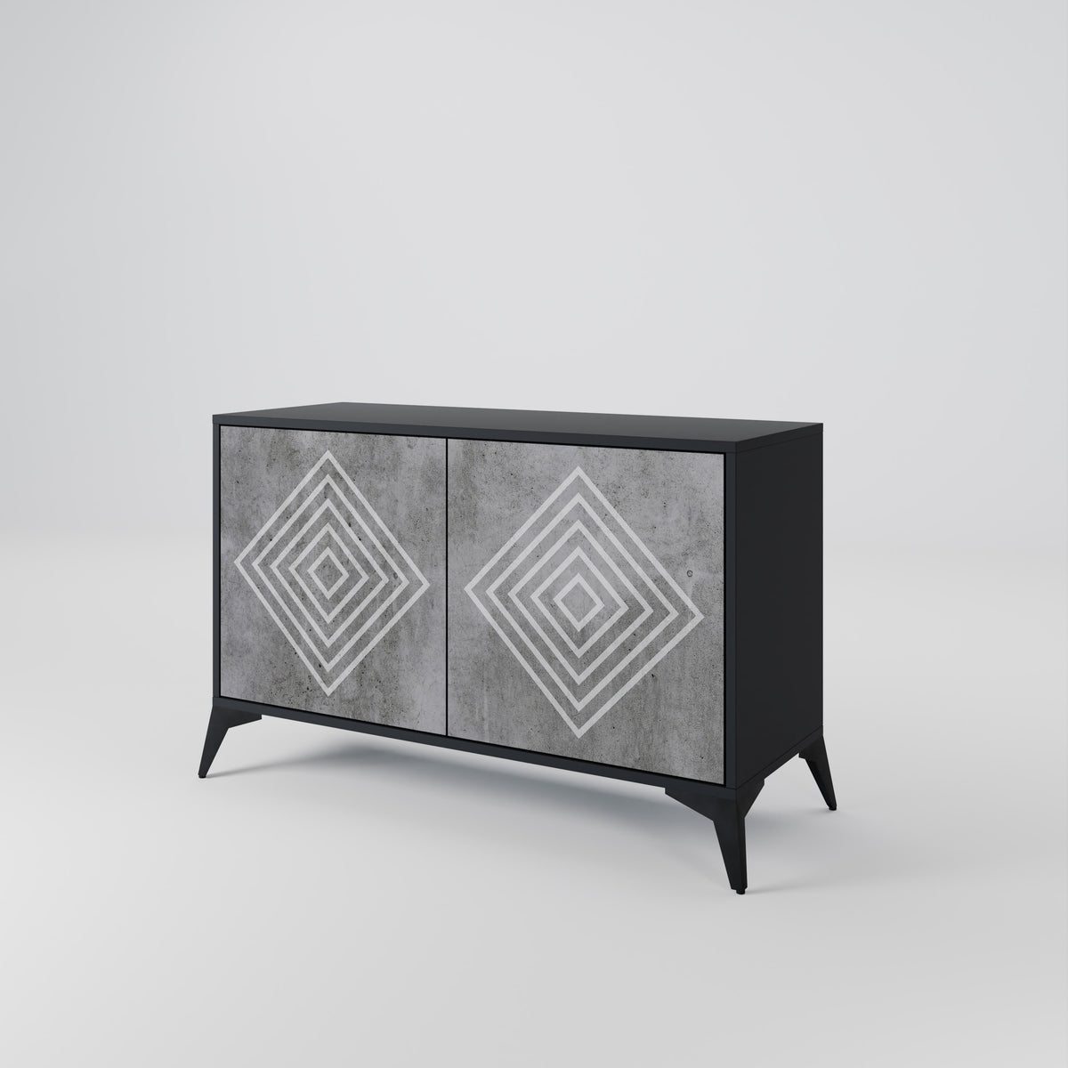 POLYGONAL ARTISTRY Aparador de 2 Portas