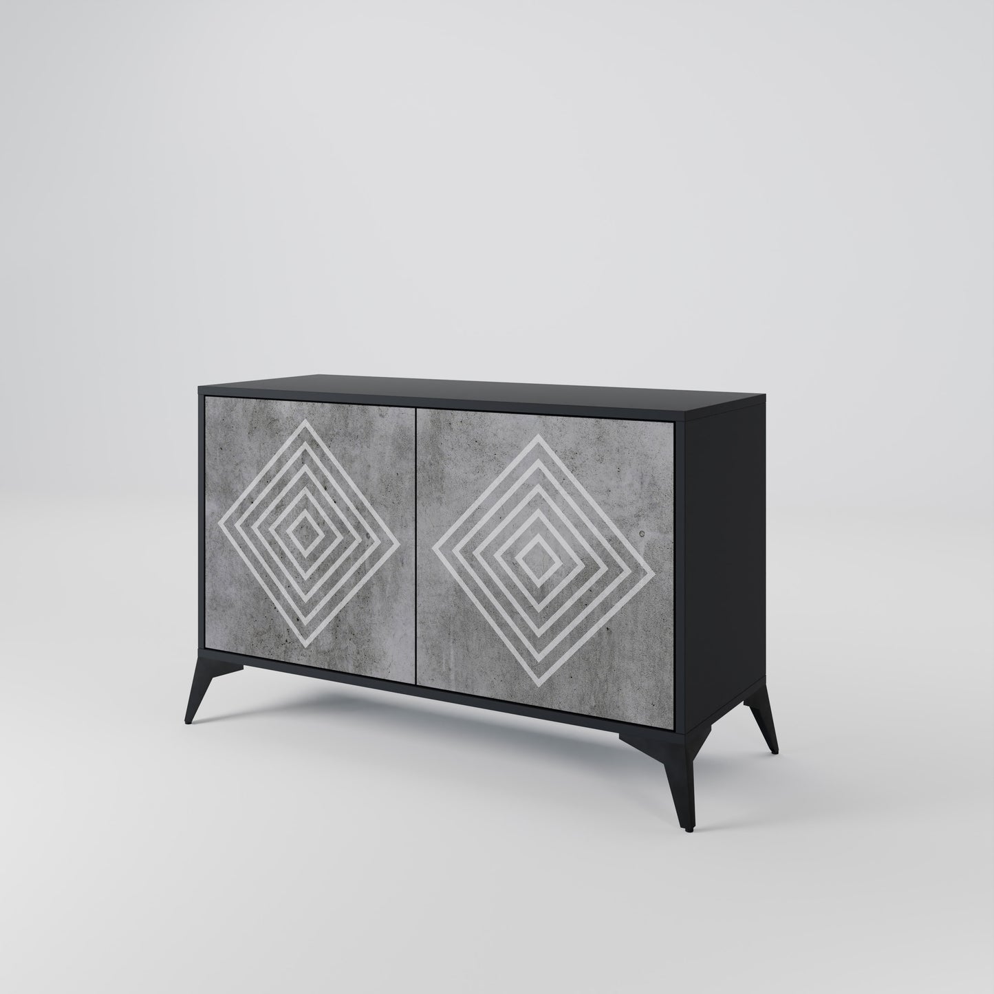 POLYGONAL ARTISTRY Aparador de 2 Portas
