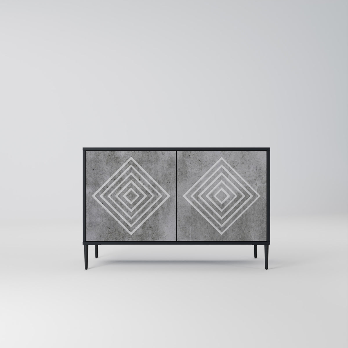 POLYGONAL ARTISTRY Aparador de 2 Portas