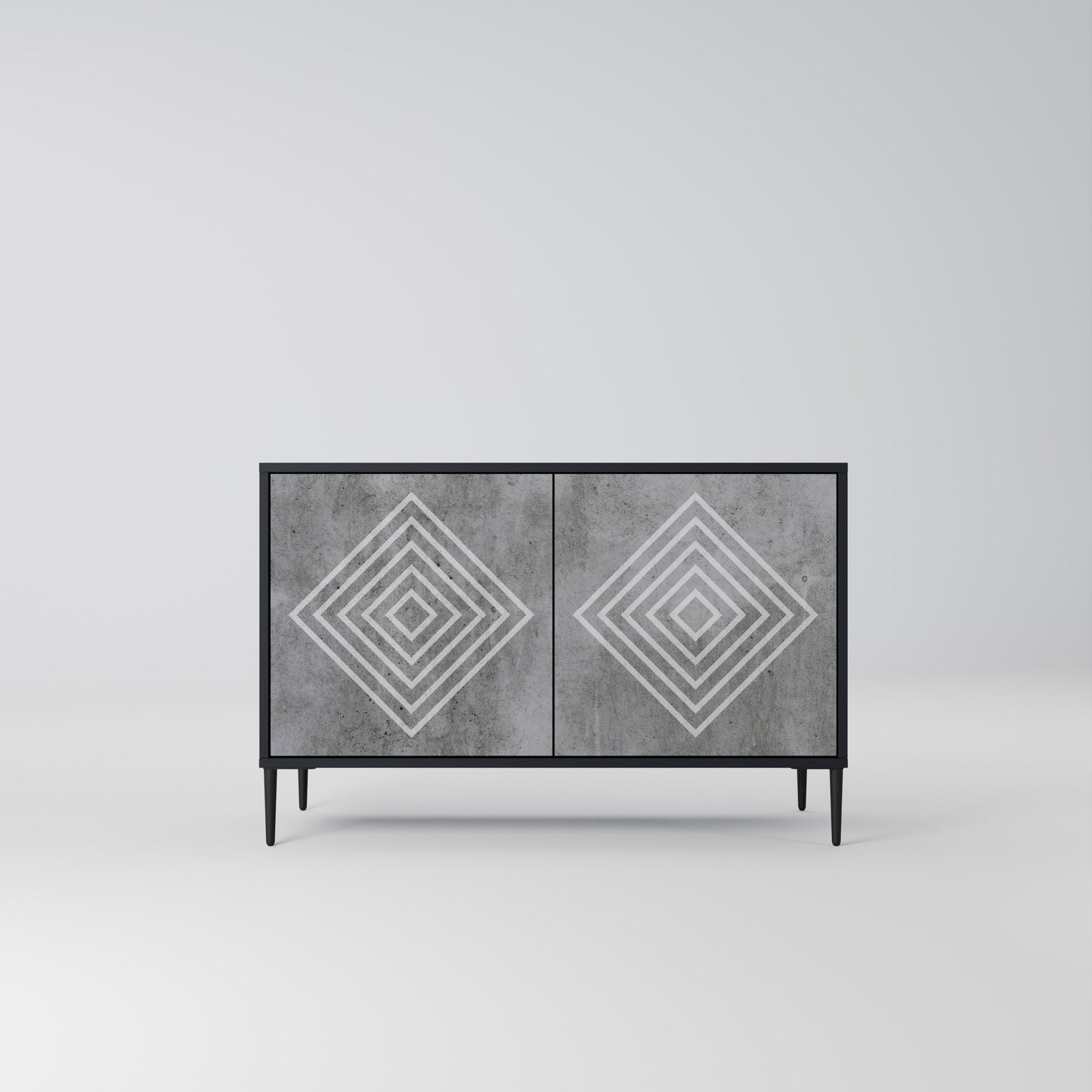 POLYGONAL ARTISTRY Aparador de 2 Portas