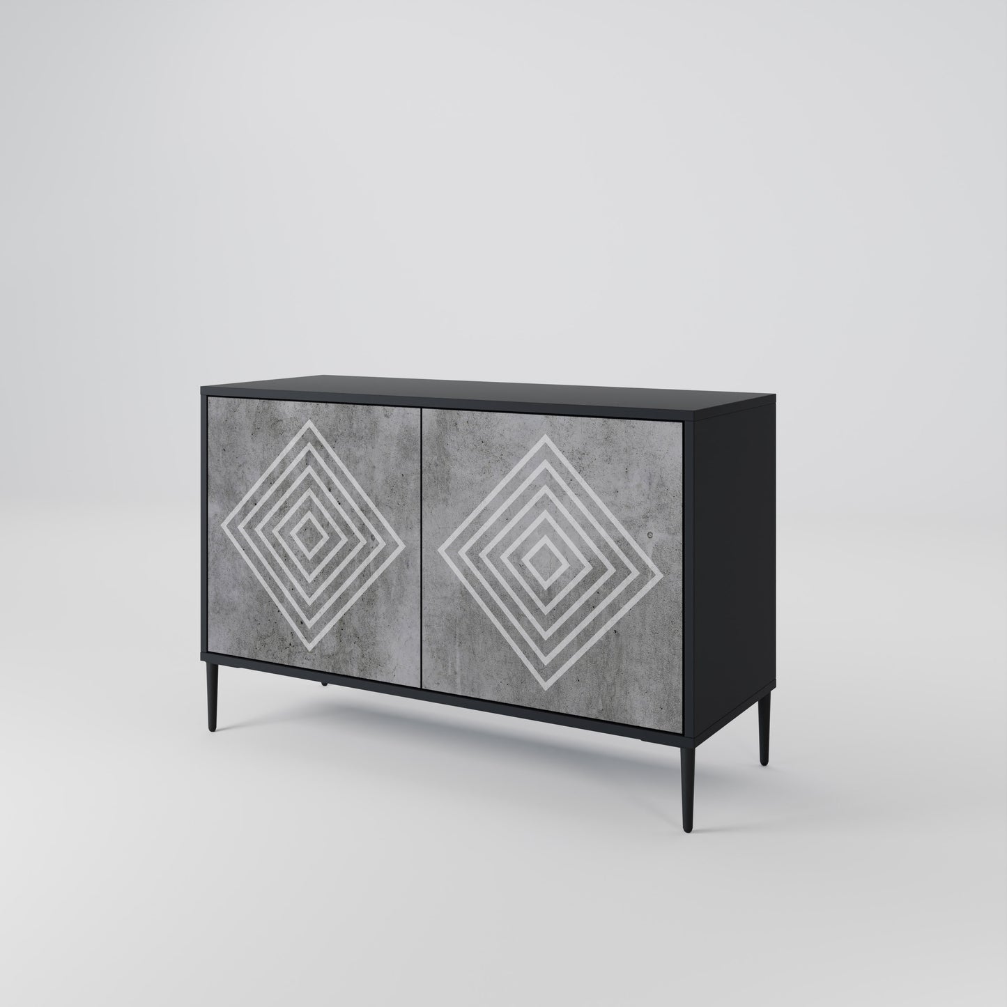 POLYGONAL ARTISTRY Aparador de 2 Portas
