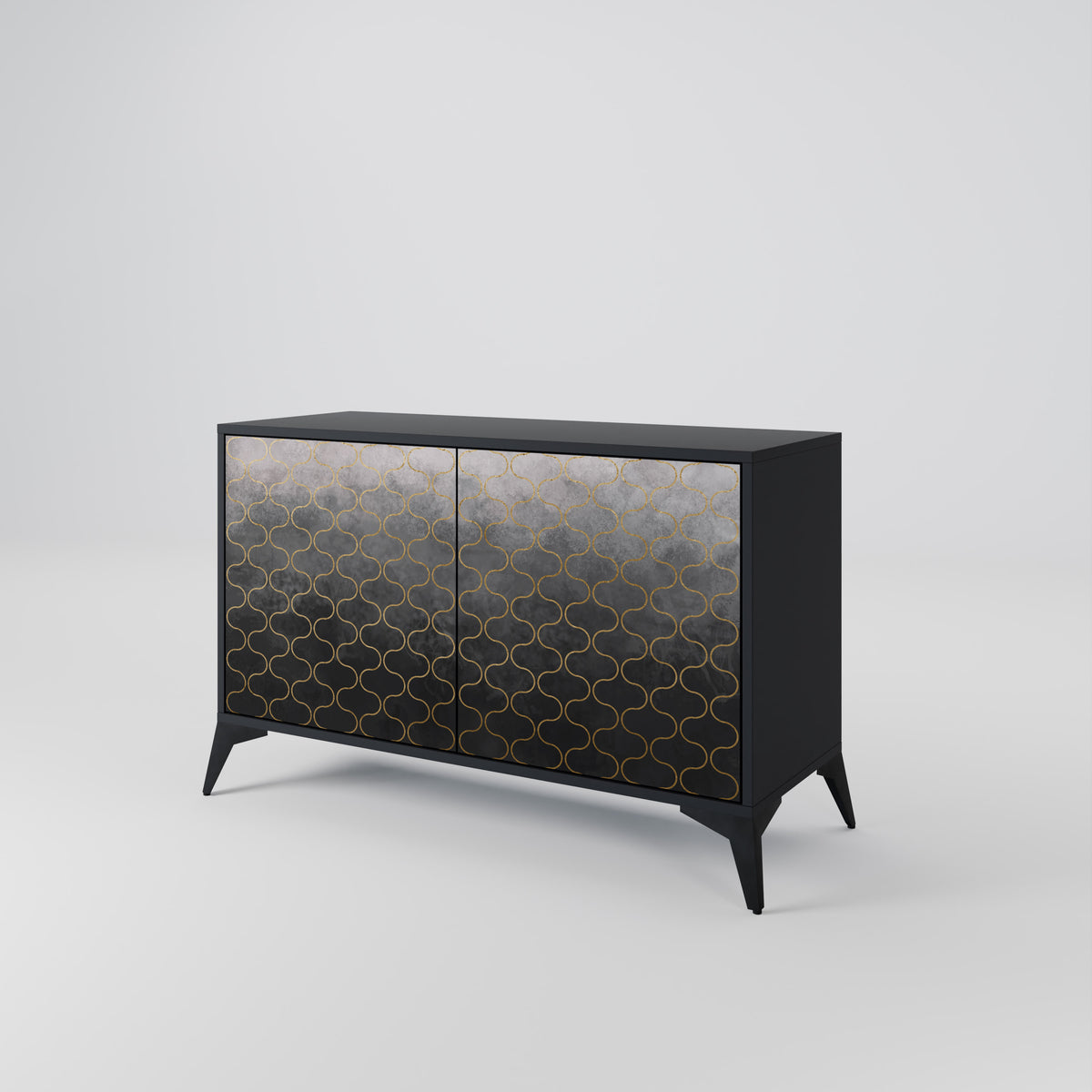 TESSELATED GRAYISH 2-Door Sideboard