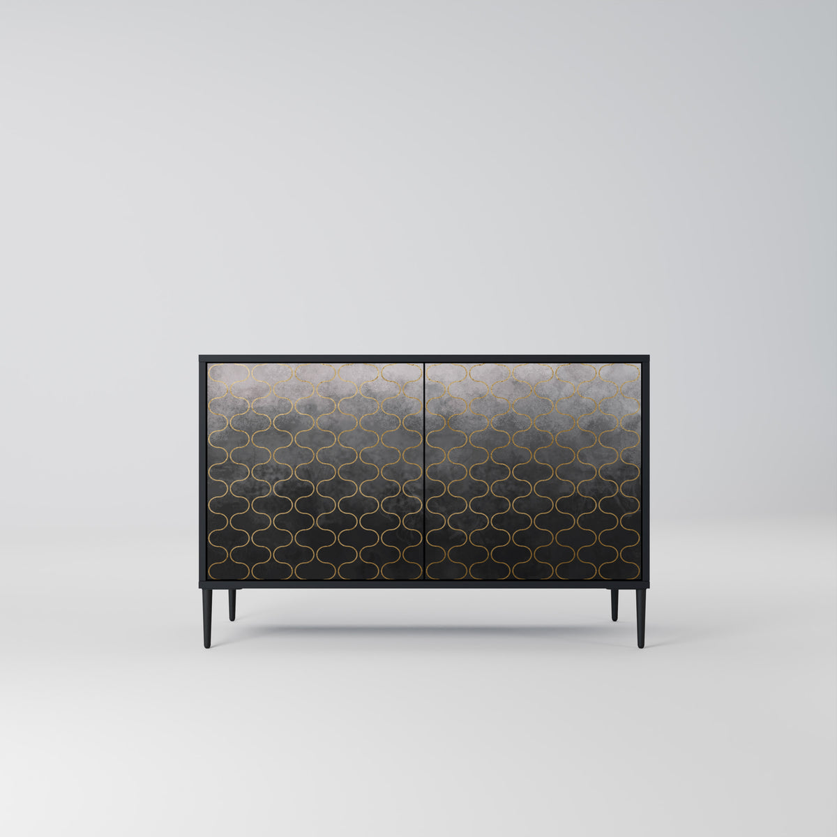 TESSELATED GRAYISH 2-Door Sideboard