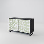 HELIX DANCE 2-Door Sideboard in Black Finish