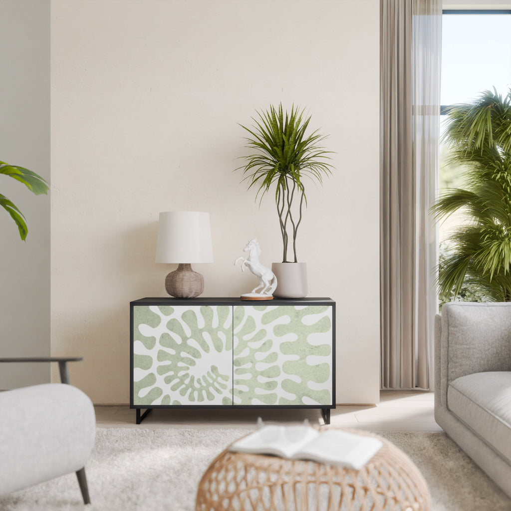 HELIX DANCE 2-Door Sideboard in Black Finish