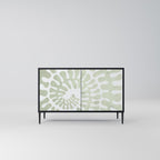 HELIX DANCE 2-Door Sideboard in Black Finish