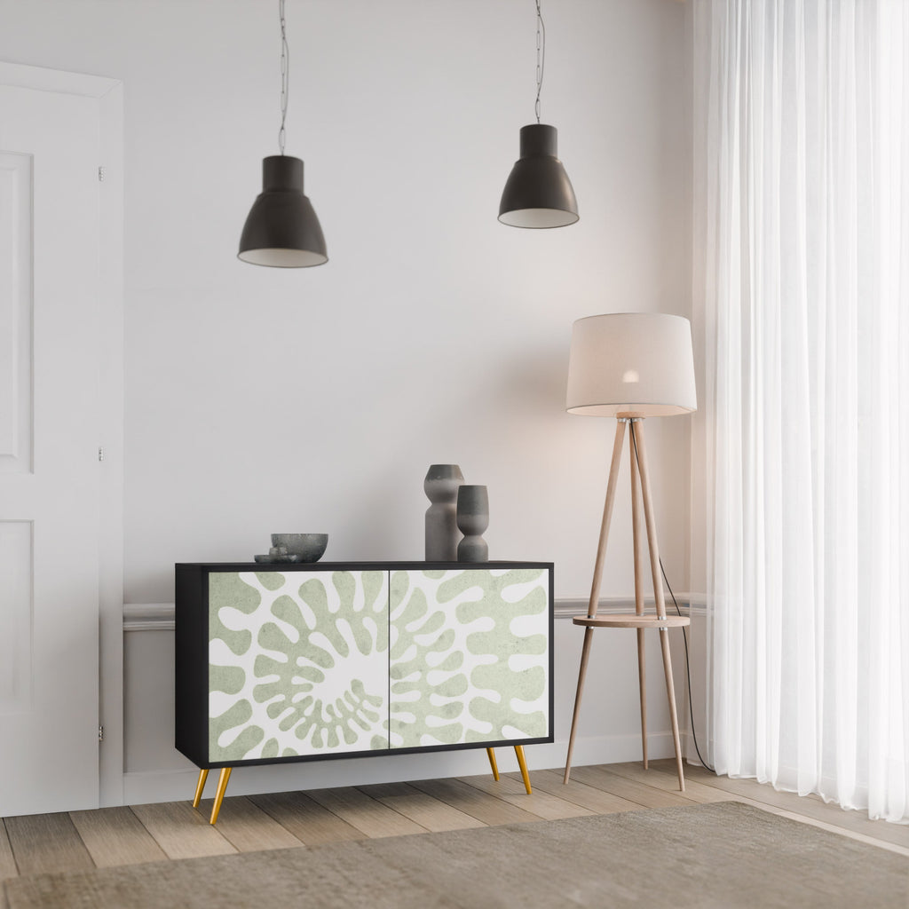 HELIX DANCE 2-Door Sideboard in Black Finish