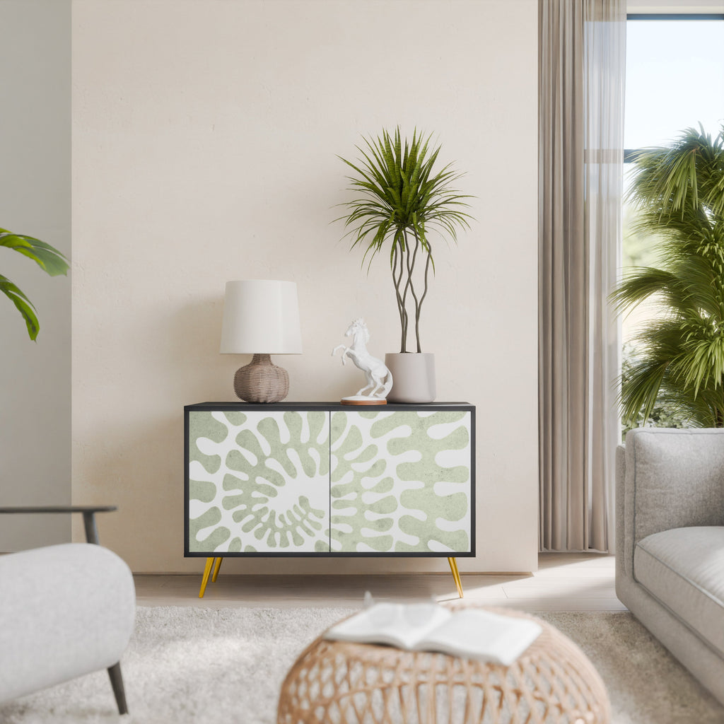 HELIX DANCE 2-Door Sideboard in Black Finish