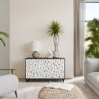 ENERGETIC SPOTS Aparador de 2 Portas em Acabamento Preto