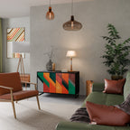 MAKESHIFT ARTISTRY 2-Door Sideboard in Black Finish