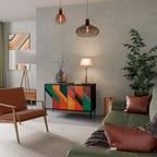 MAKESHIFT ARTISTRY 2-Door Sideboard in Black Finish