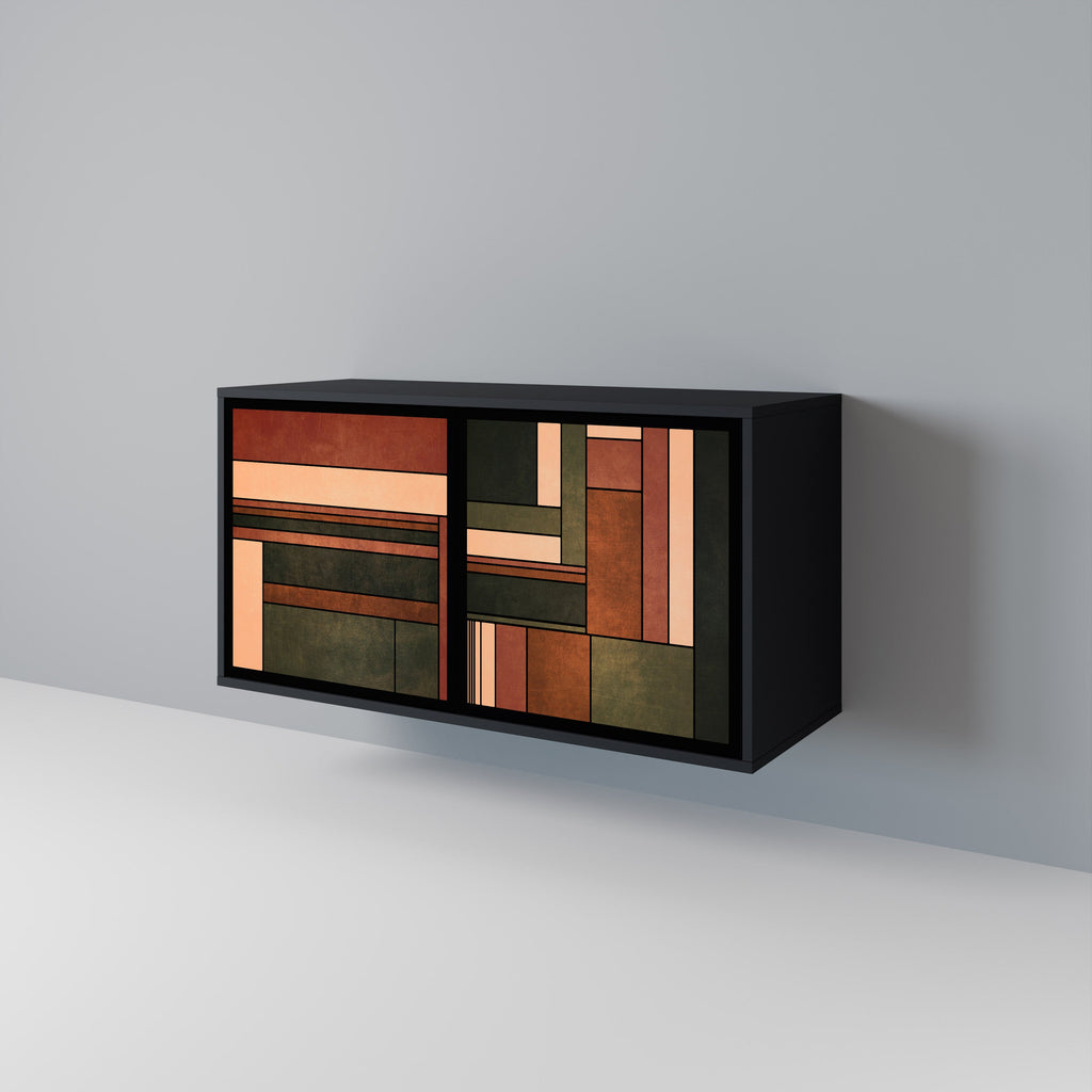 FIGURES OF NATURE 2-Door Sideboard in Black Finish