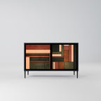 FIGURES OF NATURE 2-Door Sideboard in Black Finish