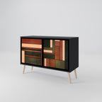 FIGURES OF NATURE 2-Door Sideboard in Black Finish