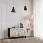 MOSAIC OF COLORS Aparador de 2 Portas em Acabamento Preto