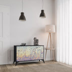 MOSAIC OF COLORS Aparador de 2 Portas em Acabamento Preto