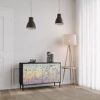 MOSAIC OF COLORS Aparador de 2 Portas em Acabamento Preto