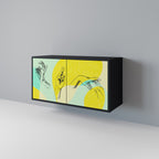 BODY LANGUAGE Aparador de 2 Portas em Acabamento Preto