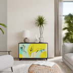 BODY LANGUAGE Aparador de 2 Portas em Acabamento Preto