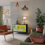 BODY LANGUAGE Aparador de 2 Portas em Acabamento Preto